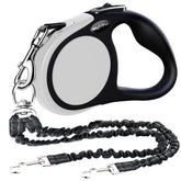Meegood double-dog leash tandem 16ft setup for smooth two-dog walks without tangling