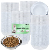 Meekoo 600pcs disposable bowl liners pack keeps bowls clean for busy households.