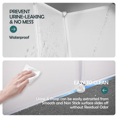 MEEXPAWS waterproof plastic sheets make cleanup quick and easy