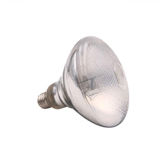 Mega-Ray Mercury Vapor Bulb installed in a basking area delivering balanced UVA/UVB.