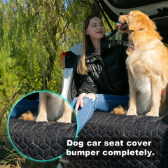 Meginc cargo liner's fixed storage bag keeps tools and towels neatly organized.