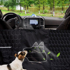 Meginc waterproof 600D Oxford cover shields seats from mud and spills.