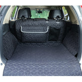 Meginc SUV Cargo Liner protects the trunk with waterproof fabric against spills.