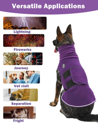 Meifsou dog anxiety vest strap detail focuses on secure, even pressure for comfort.
