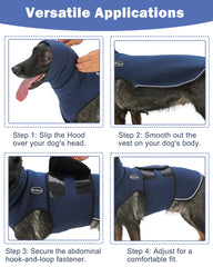 Meifsou anxiety vest strap and hook design reduces noise during wearing.