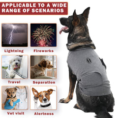 Meifsou Dog Anxiety Vest velcro-close demonstrates quiet fastening for less-stress dressing