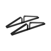 MEIHAOME dog gate stabilizer foot black secures freestanding gates on floors