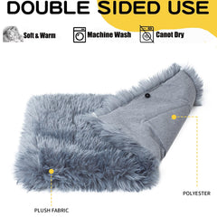 MeiSan self-warming bed mat in living room setting for cozy indoor use.