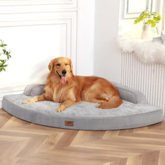 MEKIY large dog bed with egg-crate foam for joint relief and comfort
