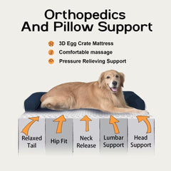 MEKIY U-shaped bolster provides head and neck support for restful sleep.