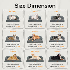 MEKIY small dog bed with waterproof cover protecting memory foam from accidents