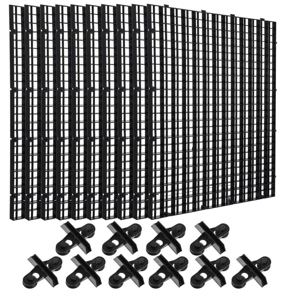 mekueeex aquarium divider tray bottom-grid demonstrates separation and easy-tidy tank layout.