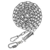 MELAIRON cadena de acero inoxidable para exterior resistente para perros de hasta 200 lb