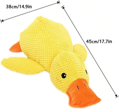 The Mellow Ducks durable cotton toy resists chewing for long-lasting play