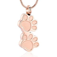 Memorial Jewelry paw dog cremation pendant keeps memory close and durable.