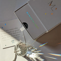 Memorialight pet memorial crystal rainbow for daily remembrance and comfort