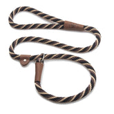 Mendota Pet Slip Leash-Collar One in Mocha for versatile training and daily walks.