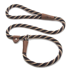 Mendota Pet Slip Leash-Collar One in Mocha for versatile training and daily walks.