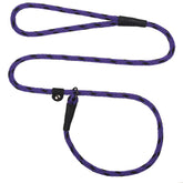 Mendota Pet Slip Leash USA handmade closeup shows craftsmanship and durable rope for training.