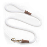 Mendota Pet Snap Leash closeup of British-style braid for durable daily walks.