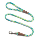 Mendota Pet Snap Leash British-style braided seafoam 6ft for confident city walks