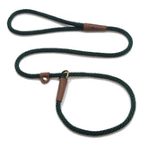 Mendota Pet Slip Leash hand grip in hunter green for confident one-handed control