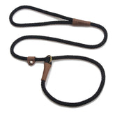 Mendota slip leash training in action for controlled training and hands-free handling.