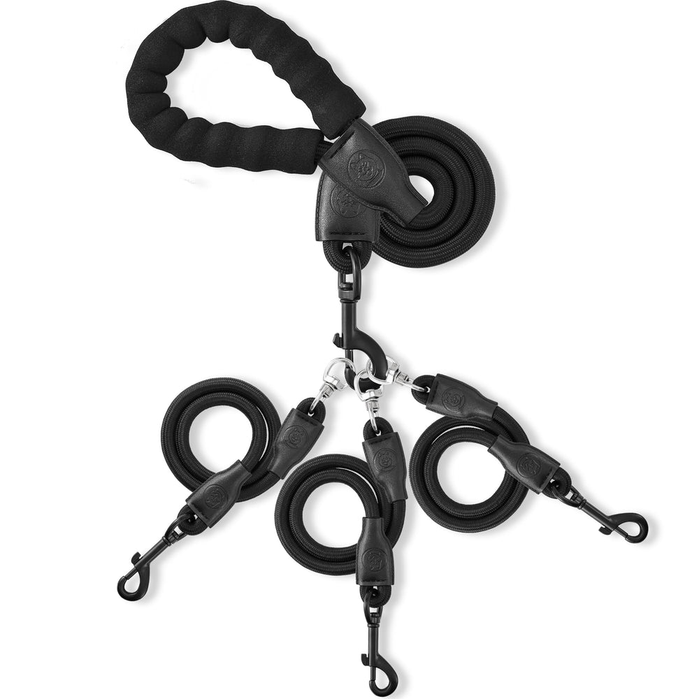 Mengbei tribe heavy-duty 3-dog leash main leash for triple-dog control during walks