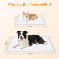 Meowant puppy pads absorb quickly with a gel-forming core for tidy rooms.