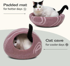 MEOWFIA Cat Cave top surface ready for lounging and play.