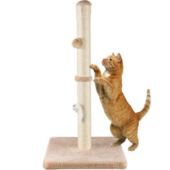 MeowHomm scratch post folded base shows sturdy construction for lasting use.