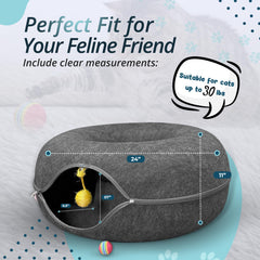 Meow Mates scratch-resistant material keeps shape during daily scratching.