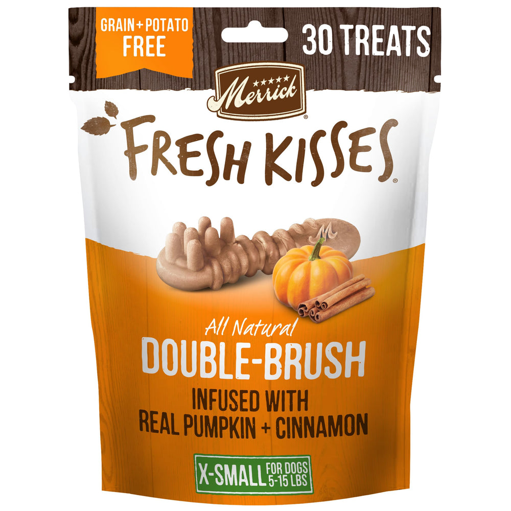 Merrick Fresh Kisses dental chews for small dogs clean teeth and freshen breath