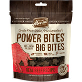 Merrick Power Bites big-bites beef-sweet-potato bag emphasizes protein for large dogs
