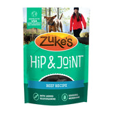 Merrick Zuke’s Hip and Joint packaging shown with resealable pouch for easy storage.
