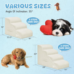 Mesa Lemon dog steps four-step expands reach to higher sofas.