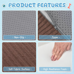 Mesa Lemon dog steps bottom features non-slip rubber dots for stability.