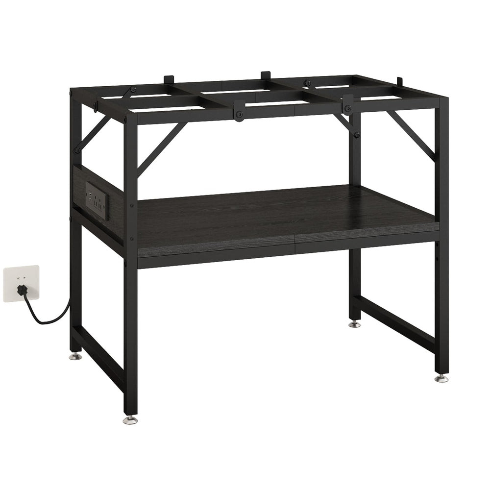 METYERRY 15-20 gallon stand top surface shows spacious area for secure tank placement.