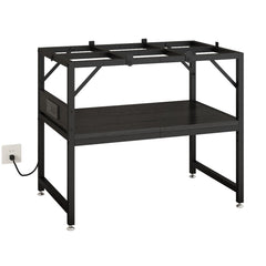 METYERRY 15-20 gallon stand top surface shows spacious area for secure tank placement.