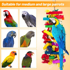 MEWTOGO bright vivid color adds cage decor and visual stimulation.