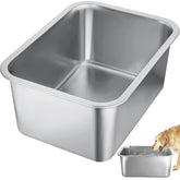 MEWTOGO extra-large dog bowl emphasizes 4-gallon capacity for multi-dog households.