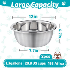 Mewtogo indoor outdoor dog bowls stack neatly for travel and patios
