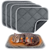 MEWTOGO self-warming cat bed mat packshot shows warm, cozy surface for cold days.