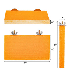 Mezchi paw grinding sticks provide natural nail and beak maintenance