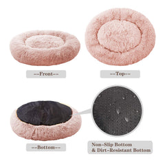 MFOX calming dog bed machine washable closeup demonstrates easy cleaning