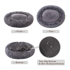 MFOX Calming Dog Bed non-slip bottom keeps the bed in place during play.