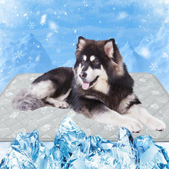 MH MYLUNE HOME self cooling mat shows Arc-Chill fabric for safe, water-free cooling