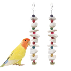 MHLLGN bird toys with cuttlebone for parakeets — promotes beak health and playful activity