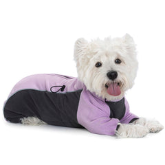 Miaododo fleece dog coat high-collar wind protection for chilly outdoor walks.