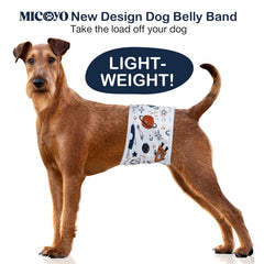 MICOOYO breathable outer fabric keeps the dog comfortable during long wear.